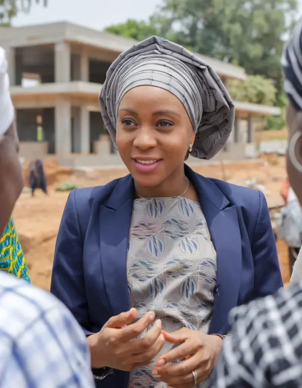 Mrs. Blessing Ekwueme, Community Relations Manager at Zedvest Fort Limited, engaging with local stakeholders