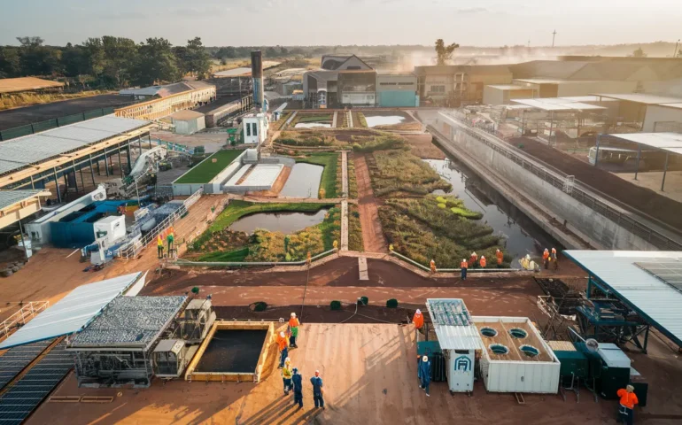 Sustainable mining operations at Zedvest Fort Limited showcasing environmental best practices in Nigeria