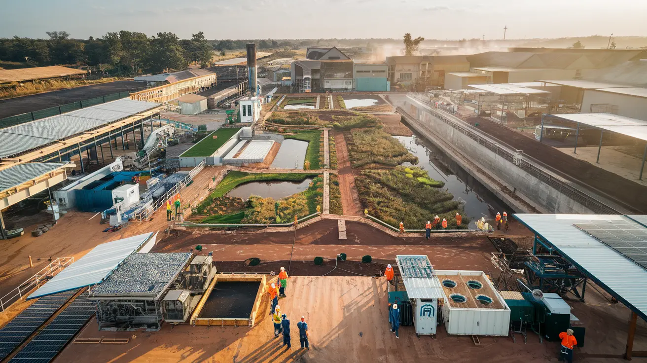 Sustainable mining operations at Zedvest Fort Limited showcasing environmental best practices in Nigeria